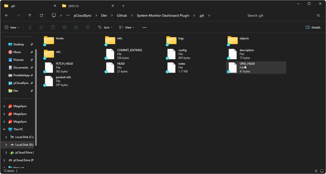 Content of .git Folder