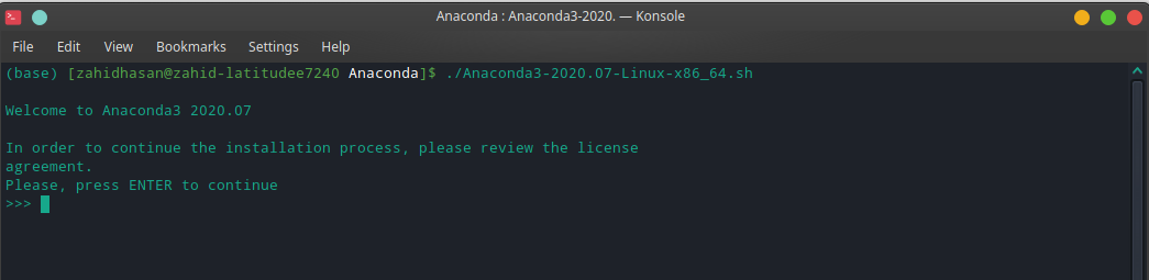 reinstall anaconda in linux